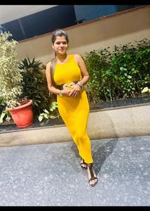 Vibrant Yellow Sleeveless Bodycon Dress