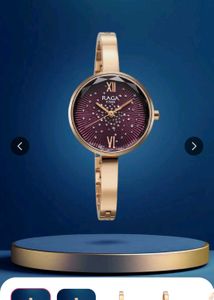 Elegant Rose Gold Titan Raga Watch