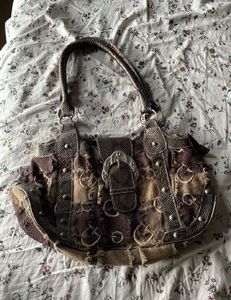 Guess Inspired Studded Shoulder Bag