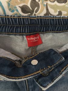 Kids Blue Denim Jeans with shirt