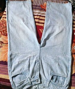 Light Wash Wide Leg Jeans