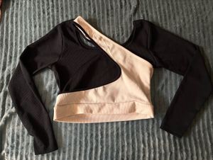 Ribbed Two-Tone top