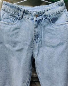 Light Wash Moms Fit Denim Jeans