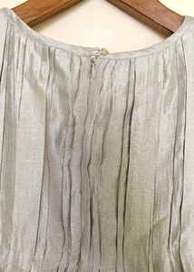 Gap shimmering Silver Sleeveless Dress
