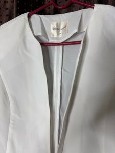 White Light Blazer Coat 🤍