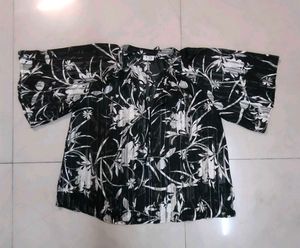 Floral Print Sheer Top