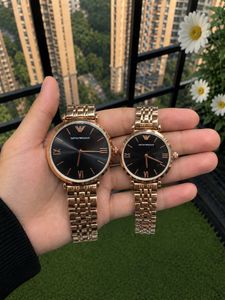 Elegant Rose Gold Tone Watch Set