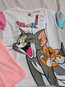 Cute Girls' T-Shirt Set