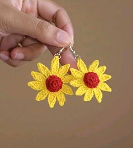 Sunflower Statement Earrings