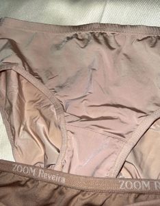 Beige And Brown Panties