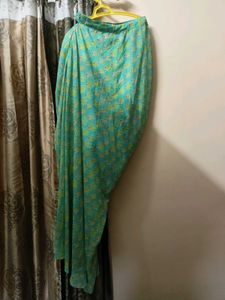 Designer Padded Bustier With Drape Skirt n Jacket