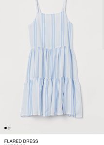 Striped Blue & White Sundress