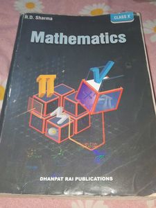 R.D. Sharma Mathematics Class X Book