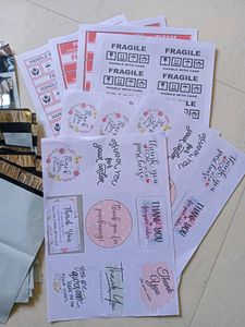 28+28+18+9 Sticky Labels,Bags, Notes