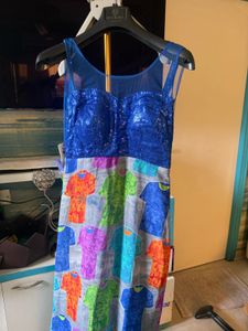 Stunning Blue Sequin Gown