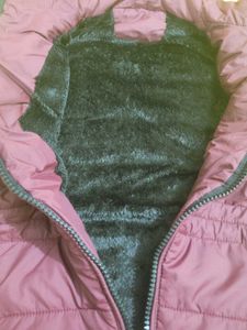 Maroon Sleeveless Padded Vest