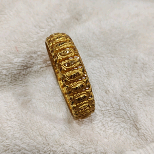 1.5 gram gold plated kada bangle