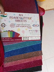 Glitter Foam Sheets for Crafts