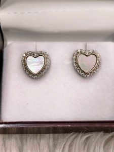 Heart Mother of Pearl Earrings