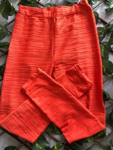 Vibrant Textured Orange legging