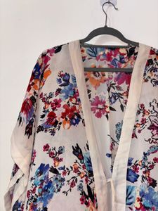 Floral Kimono Cover-Up