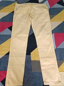 Men's Yellow Chinos