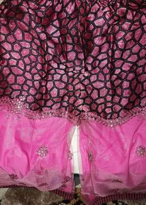 Beautiful two shades net plazzo with sequence embroidery comes with cotton inner..not used even once..brand new