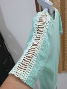 Bossini Mint Green Cropped Top