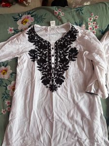 white kurti for sisters / besties