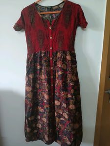 Boho Print Midi Dress