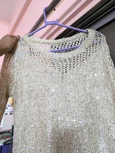 Sparkly y2k Sequin chatpate Knit Top✨⭐