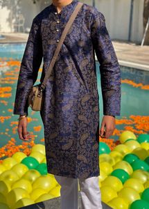 Men's Blue Kurta