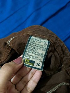 Brown Cargo Pants - Wide Leg