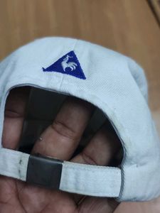 white le coq Baseball Cap with Logo