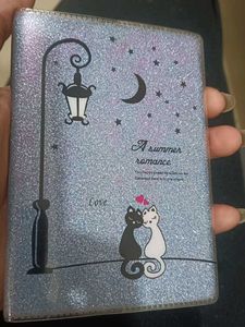 Cute Cat Glitter pocket dairy