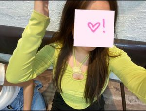 Urbanic Lime Green Cut-Out Crop Top