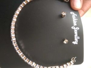 Silver Plated necklace Set.....
