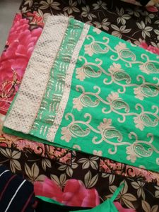Green Ethenic Suit For Celebrations