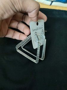 Unique Geometric Hoop Earrings