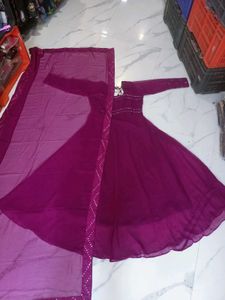 Beautiful Anarkali Kurta with Dupatta