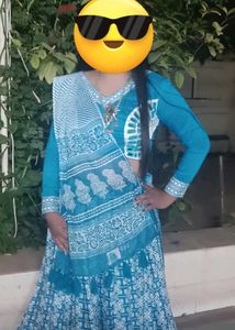 Beautiful Blue Ethnic Lehenga Choli