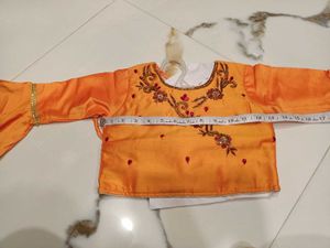 Festive Girls' Lehenga Choli Set