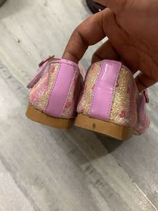 Sparkly Heart Ballet Flats