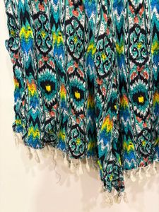 Boho Beach Romper with Tassels