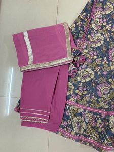 Combo Women's Cotton Anarkali + Here&amp;Now KPD