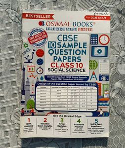 ​✨ Oswaal Class 10 SST Sample Papers!✨