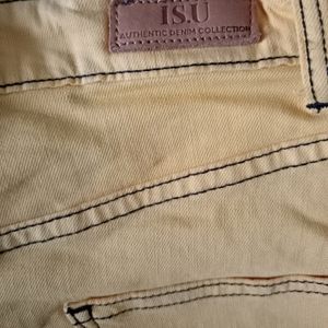 denim fitted miniskirt