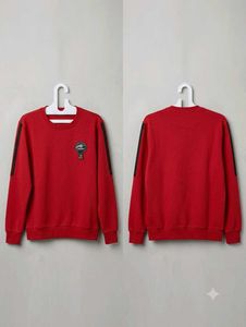 Red Crewneck Sweatshirt