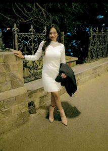 White  Mini Dress ,💖