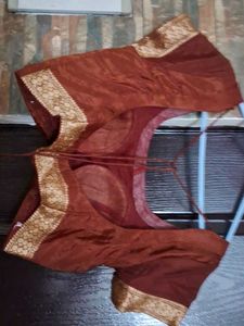 Beautiful Brown Ethnic Saree